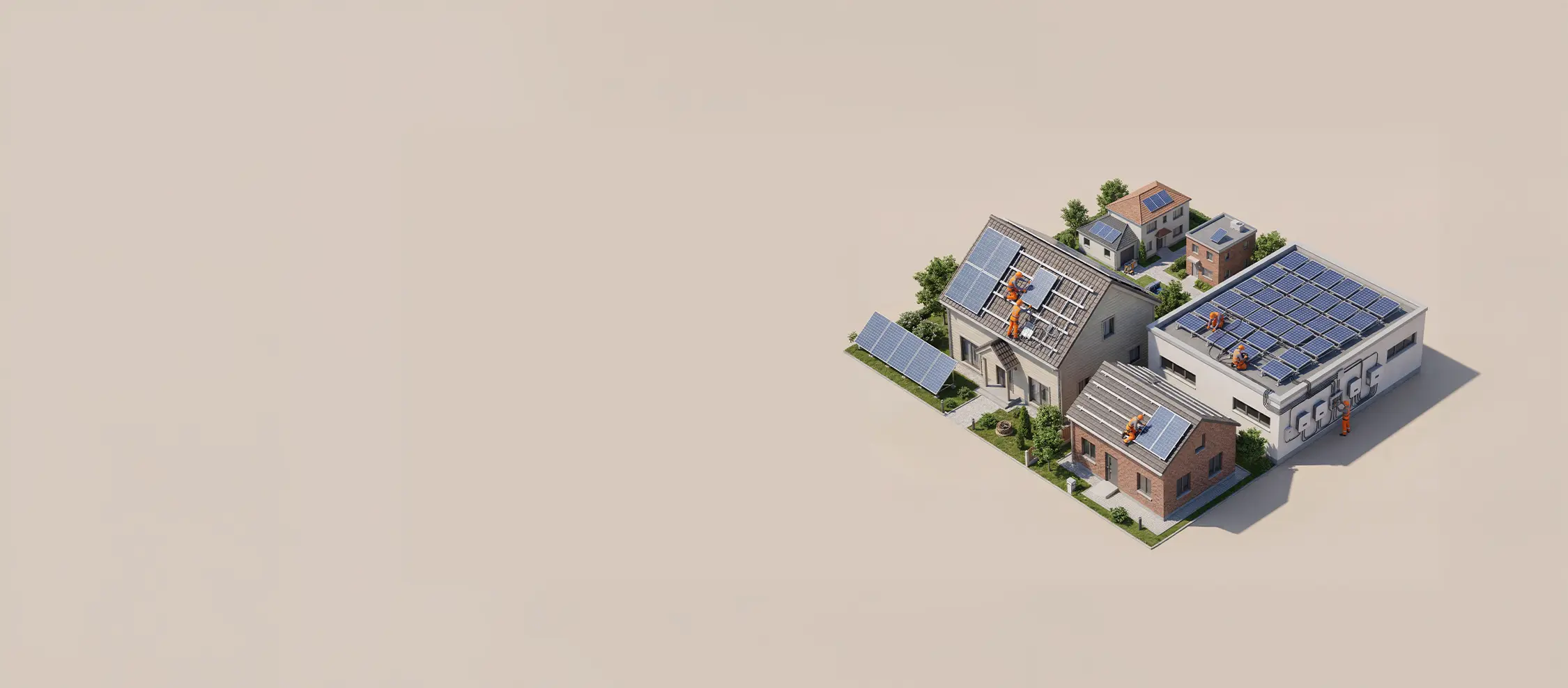 Professionele zonnepanelen installatie